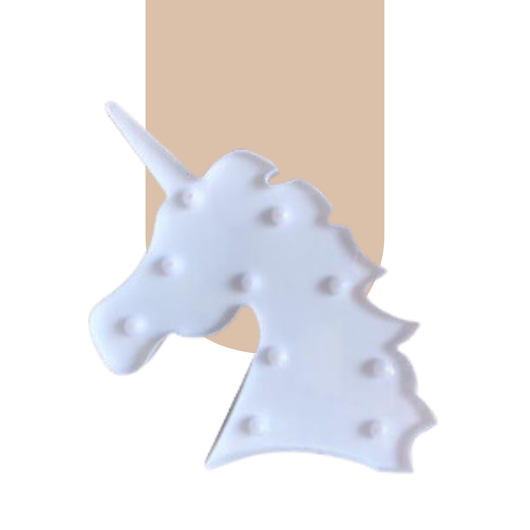  LED Unicorn - White